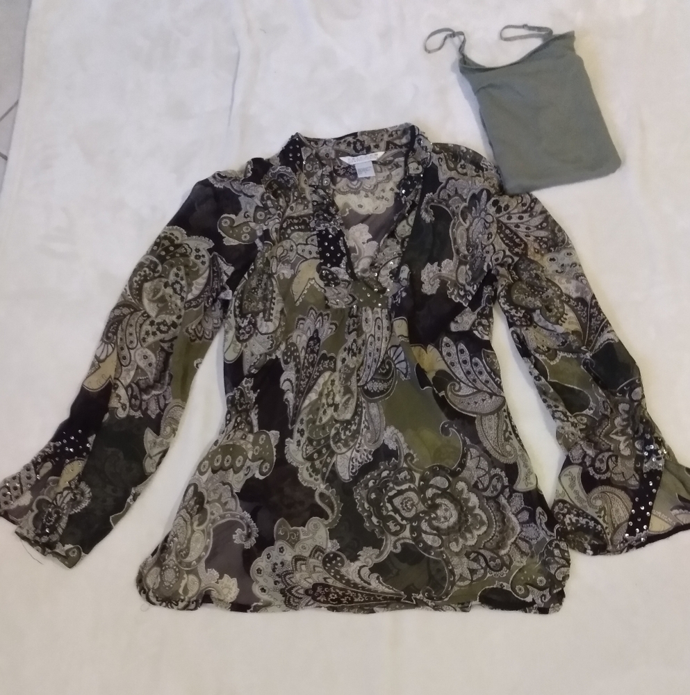 Sheer Sparkle Top